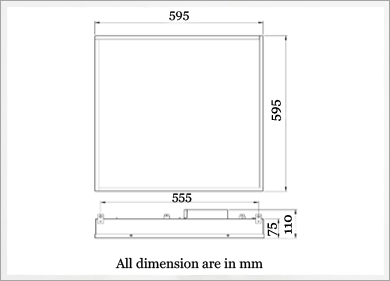  LED Panel Edgelit  
