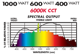 FULL NOVA 6000K Spectrum Graph
