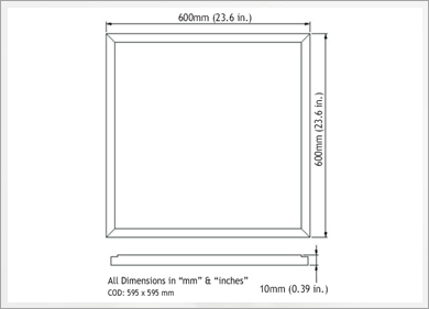  LED Panel Edgelit  